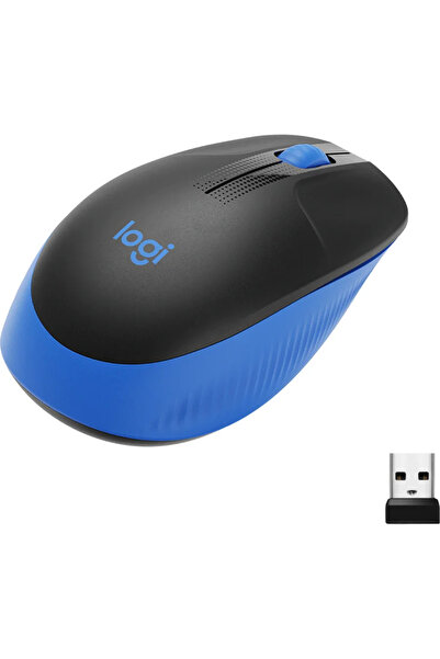 logitech Mouse wireless M190, Albastru