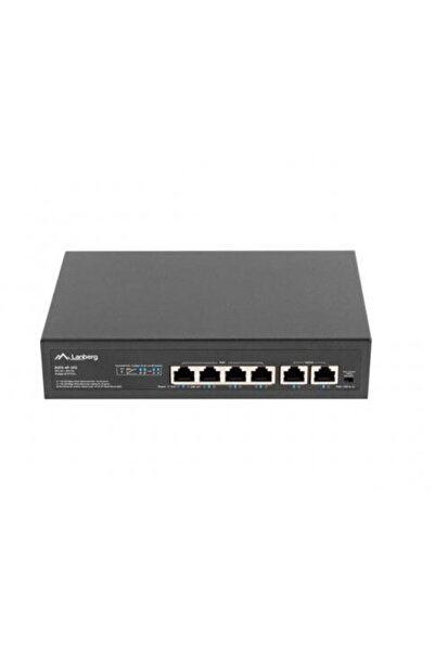 Lanberg Switch RSFE-4P-2FE-60, 4 porturi, PoE