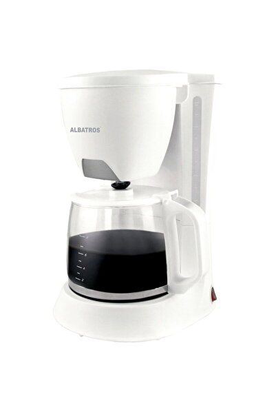 ALBATROS Cafetiera Verona White 2, 680 W, 1,2 litri, Alb