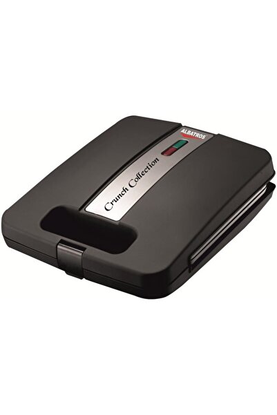 ALBATROS Sandwich maker 4 sand, tip grill, negru-argintiu, 1200 W
