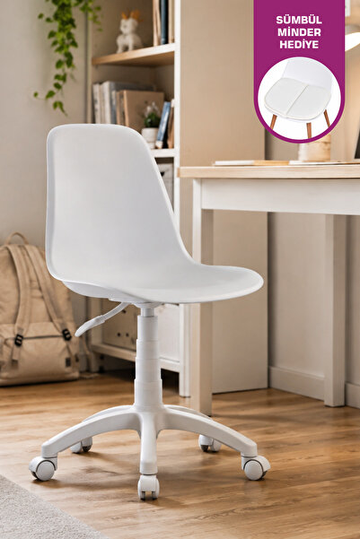 VİLİNZE Vilinze Eames Çalışma Koltuğu Tekerlekli Ofis Sandalyesi