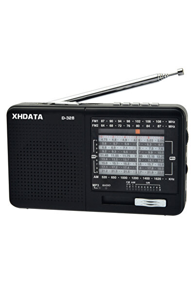 Choice Black XHDATA D-328 Versatile AM/FM/SW DSP Portable Radio Receiver with...