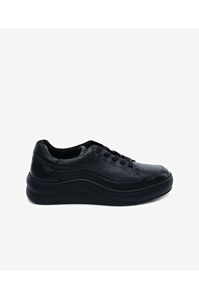 Greyder Γυναικεία Μαύρα Παπούτσια Sneaker από Γνήσιο Δέρμα 5Y2FA59052