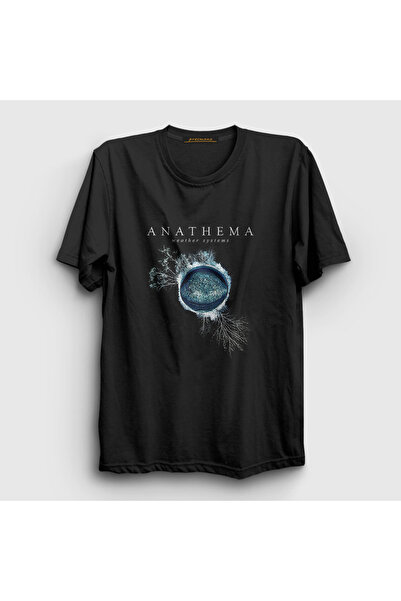 Presmono Unisex Black Weather Systems Anathema T-shirt389468tt