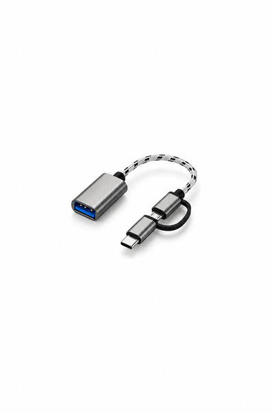 MVLH USB 3.0 OTG Dönüştürücü Type-C Micro USB To Data Şarj Kablosu Hasır