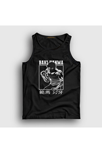 Presmono Unisex Μαύρο Ισχυρό Anime Hanma Baki Athlete 319148 ττ