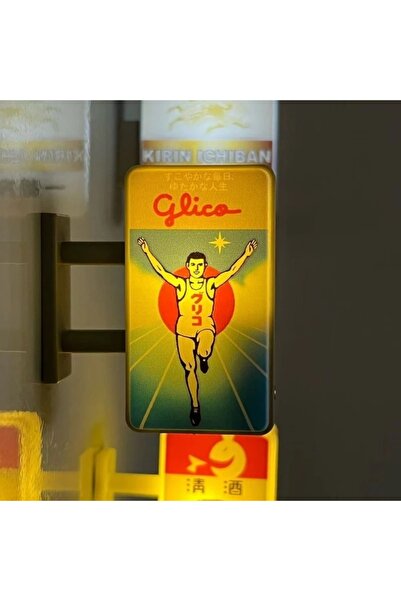 Choice6 GREGO 1pcs Dotonbori Glico Lake Kawaguchi-ko Town Lawson Advertising ...