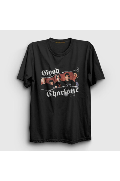 Presmono Unisex Black Band Good Charlotte T-Shirt 601433Tt