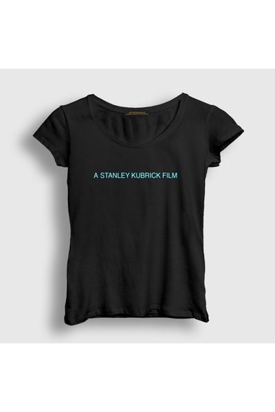 Presmono Women's Black a Kubrick Film Cinema Director T-Shirt 611465Tt