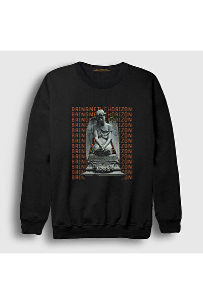 Presmono Unisex Black Angels Bring Me The Horizon Sweatshirt 20599tt