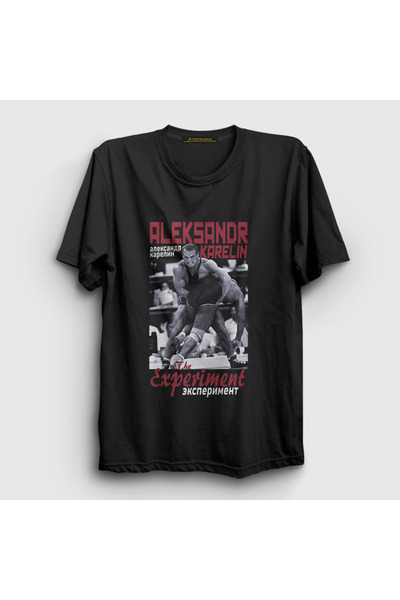 Presmono Unisex Black Experiment Ufc Mma Wrestling Aleksandr Karelin T-Shirt ...