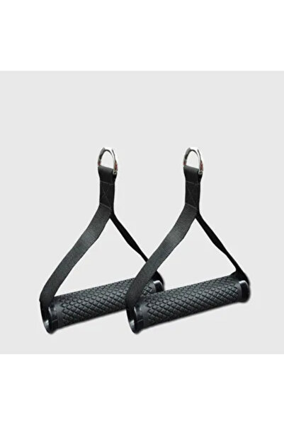 Choice8 2Pcs-Black Gym Grip Resistance Bands Handles Fitness Anti-slip Grip S...