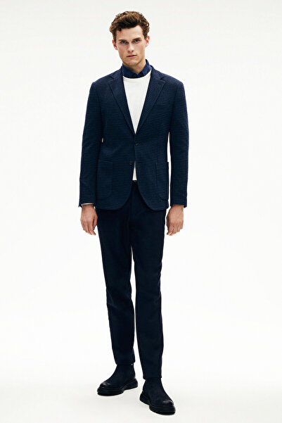 W Collection LACİVERT DÜĞMELİ CEKET