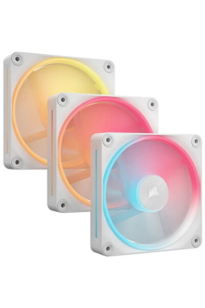 Corsair Ventilatoare iCUE LINK LX120-R RGB WHITE, triple pack