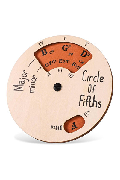 Choice1 B Wooden Melody Tool Round Circle of Fifths Wheel Melody Chord Tool M...