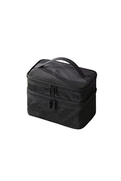 Choice12 black-2 layer 2/3 Layer Portable Transparent Mesh Travel Bag Large C...