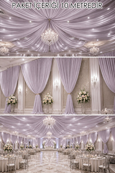ilmek Decorative Fabric 10 Meters |   Decorative Fabric for Wedding, Event, O...