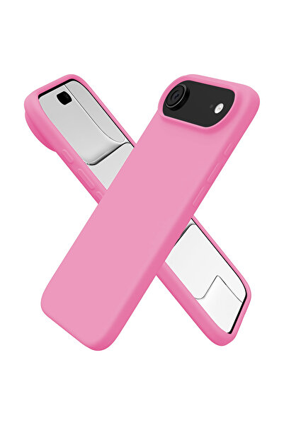 Casey Studios Apple iPhone 17 Air Калъф, силиконов, микрофибър, тънък, повдиг...