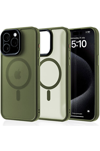 Casey Studios MagSafe case iPhone 15 Pro Max, wireless charging, raised edges...