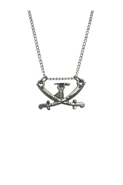 Herşey Nota Hz. Ali Motif Unisex Necklace - 60 cm Chain, Spiritual and Meanin...