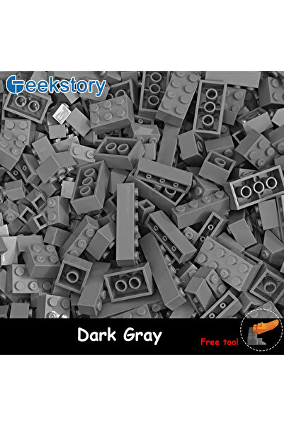 Choice25 250g-bag Dark Gray 125g/250g Building Blocks Bulk Lot Pack Bricks Bl...