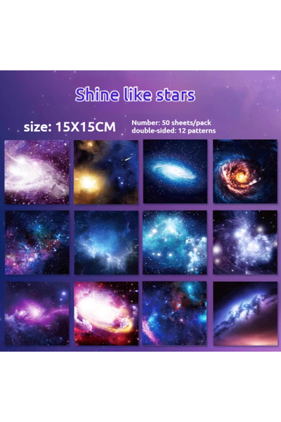Choice 50 pcs A 50pcs 15x15cm 50 Sheets Origami Paper Stars Children DIY Hand...