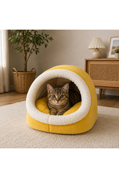 Nerotex Sarı Alaska Kedi Yuvası