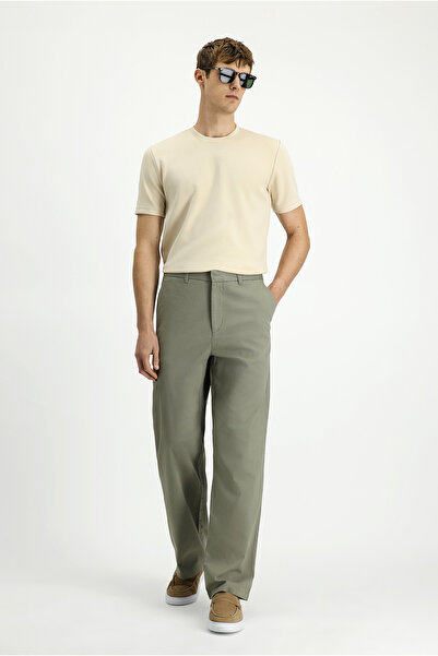 Kiğılı Regular Fit Standard Cut Lycra Canvas / Chino Trousers