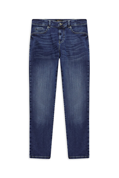 Abdullah Kiğılı Regular Fit Standart Kesim Likralı Denim Pantolon