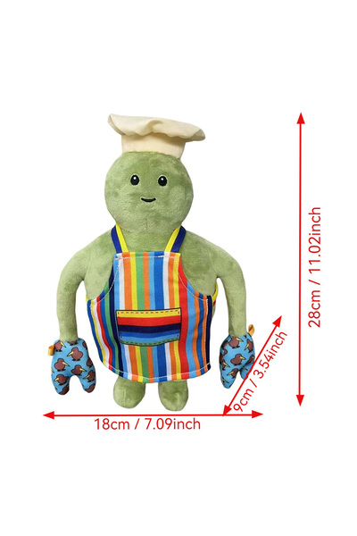 Choice1 28CM Standing Anime Tiny Chef Show Plush Toy Cartoon Animation Suffed...