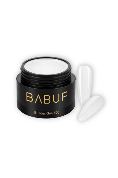BABUF Gel de construcție fosforescent autonivelant BABUF, alb lăptos, 50g