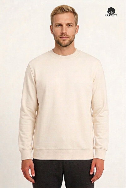 Cottonland Unisex BAXTER Φούτερ από βαμβάκι με τρεις κλωστές, χαλαρή εφαρμογή...