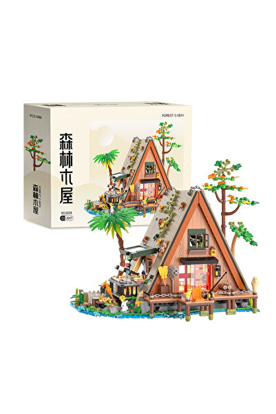 Choice1 Color Box 1486PCS / 1108PCS Forest House building blocks with LED lig...