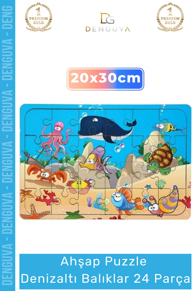 Denguva # Puzzle Educational Natural Material Child Development Supported Woo...
