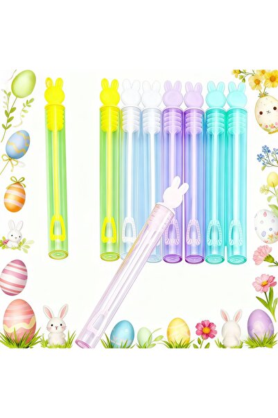 Choice4 20PCS 10-50Pcs 11cm Cute Rabbit Bubble Empty Tube Easter Party Birthd...