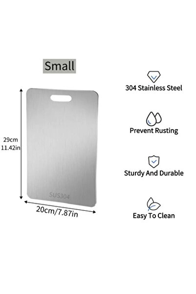 Choice small Titanium Cutting Board, Kitchen Cutting Board, Double-Sided Food...