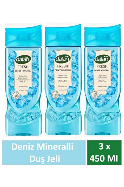 Dalan Duş Jeli Fresh Deniz Minerali 450 Ml x 3 Adet