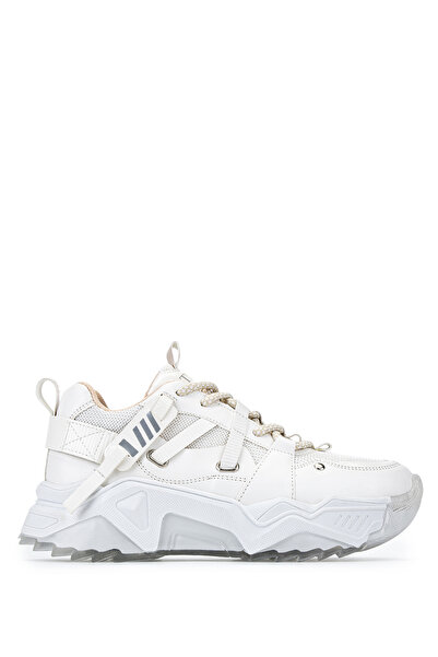 Tamer Tanca Women's Faux Leather White Sneakers & Sports Shoes