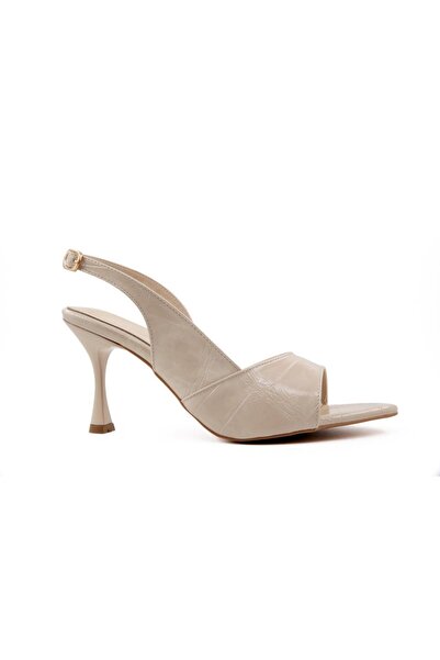 MİSS PARK MODA 161 ka104/3 Γυναικεία παπούτσια με τακούνι σε χρώμα δέρματος