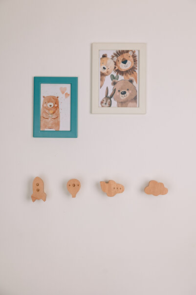 MiniVerse Store MiniVerse Montessori Doğal Ahşap Masif Gökyüzü Temalı Modern ...