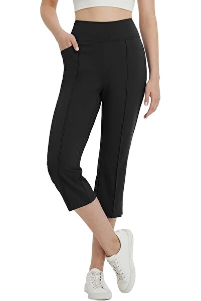 BALEAF Γυναικεία Παντελόνια Κάπρι Γιόγκα, Ελαστικά Κάπρι με Τσέπες, Παντελόνι...