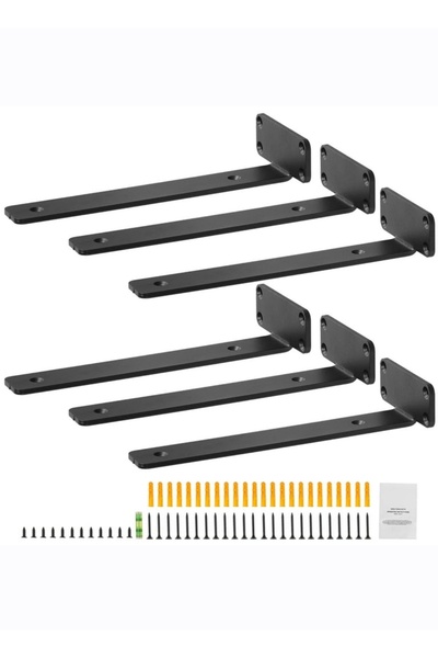 NEPA 30cm Metal Raf Ayağı 6 Adet