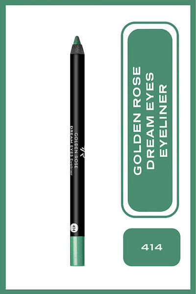 Golden Rose Dream Eyes Eyeliner - 414 Lake Green - Eye Pencil