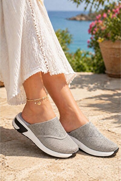 MODAONN Γυναικεία καθημερινά άνετα αθλητικά παπούτσια Χωρίς κορδόνια Παντόφλες