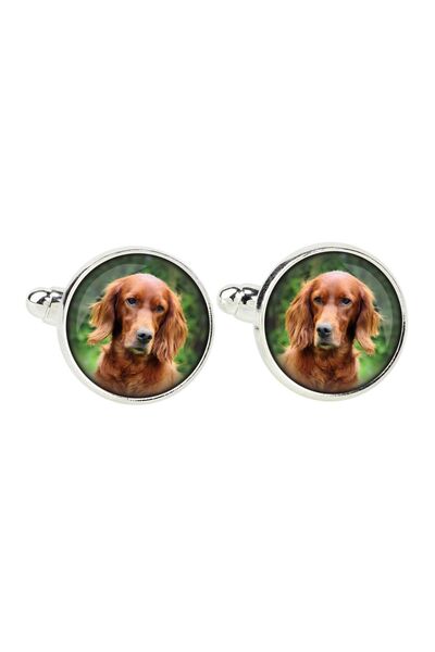 Art - Dog English setter, Lawerack, Laverack - cufflinks, a shirt accessory, ...