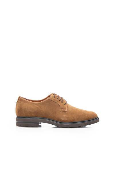 UrbanShoes Pantofi casual bărbați din piele naturală, Leofex - 699 Cognac Velur