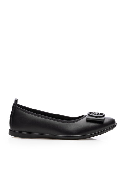 UrbanShoes Balerini damă din piele naturală - 4401 Negru Box