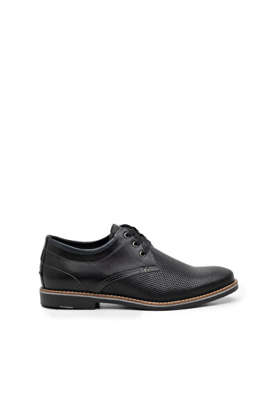 UrbanShoes Pantofi casual barbati din piele naturala, Leofex - 787 negru box