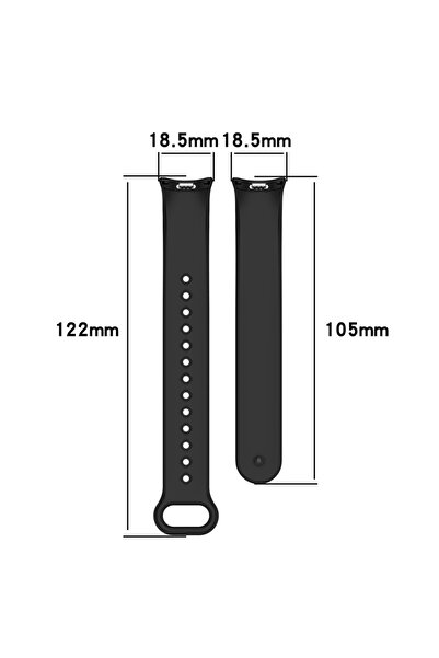 CLICK Curea smartwatch Click, Curea de ceas (W014) - Xiaomi Mi Band 8 / 8 NFC / 9 / 9 NFC / 10 - Alb