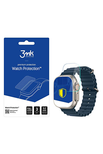 3MK Гъвкаво стъкло (комплект от 3 броя) - Apple Watch Ultra/ Ultra 2/ Ultra 3...